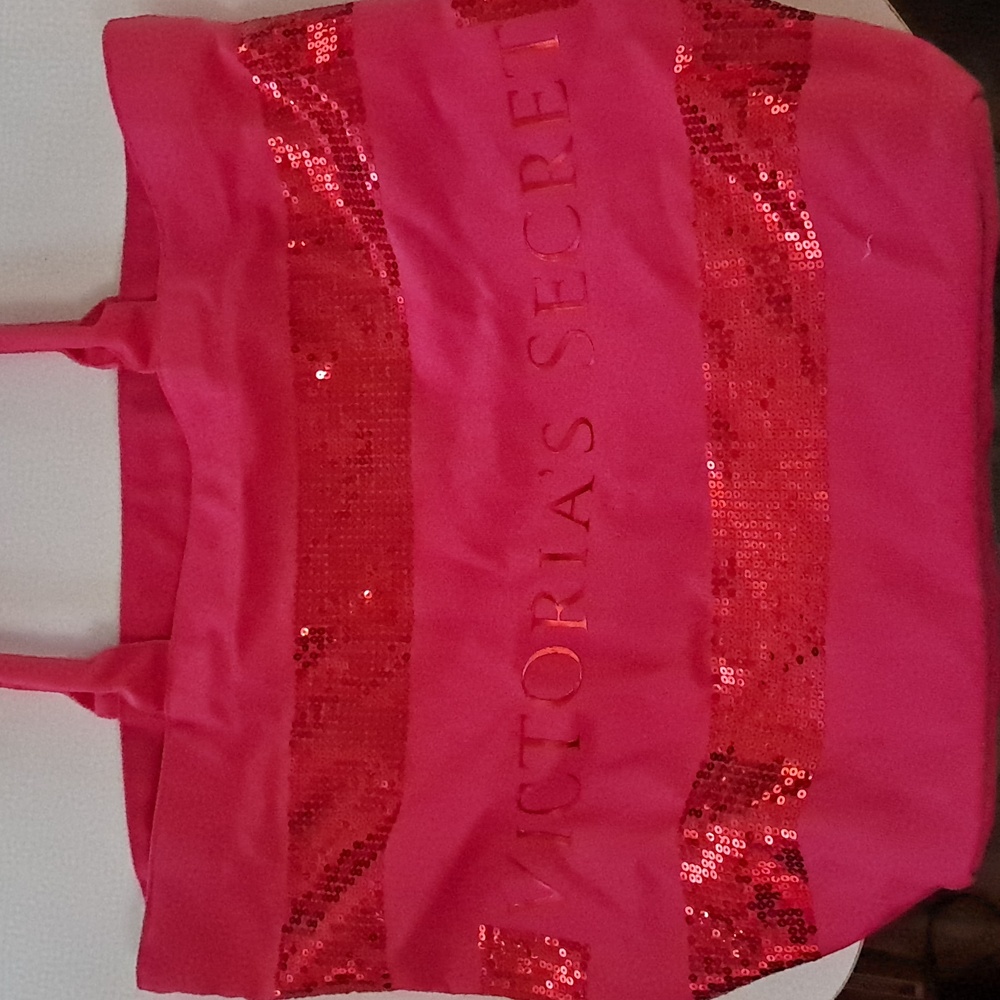 Pink sequin bag